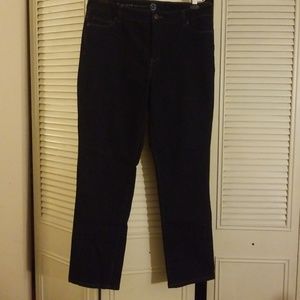 W62 Signature Fit Size 16 Dark Blue Jeans
